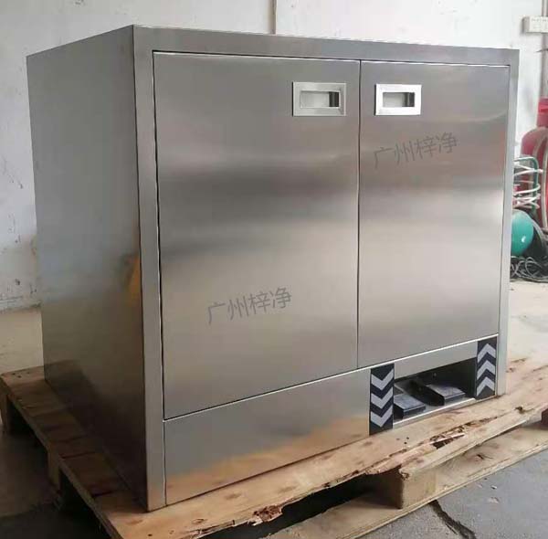 電動升降傳遞窗底座帶腳踏開關 雙通互鎖電動升降傳遞窗