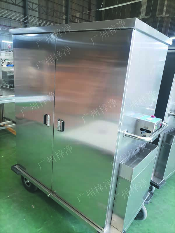  客戶要求定制作密閉式滅菌器械物品電動轉運車產品實拍圖