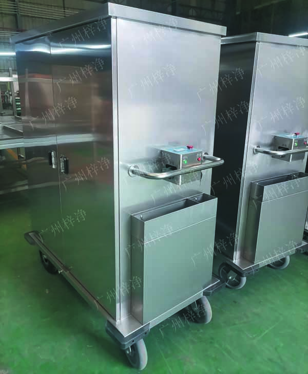  客戶要求定制作密閉式滅菌器械物品電動轉運車產品實拍圖